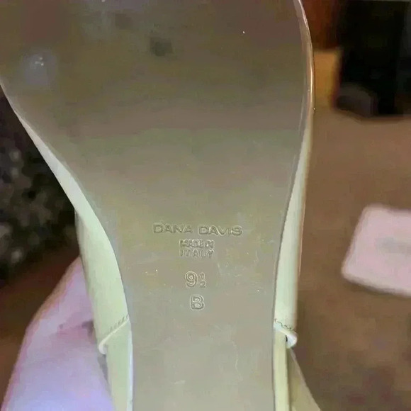 Dana Davis Womens Meadow Open toe Pump Slingback Heels Sandal Neutral 9.5 - Picture 6 of 6